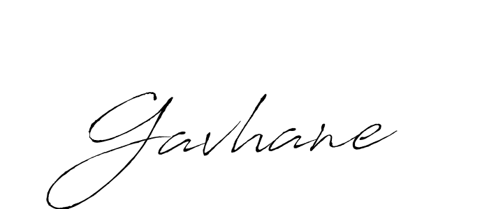 How to make Gavhane signature? Antro_Vectra is a professional autograph style. Create handwritten signature for Gavhane name. Gavhane signature style 6 images and pictures png