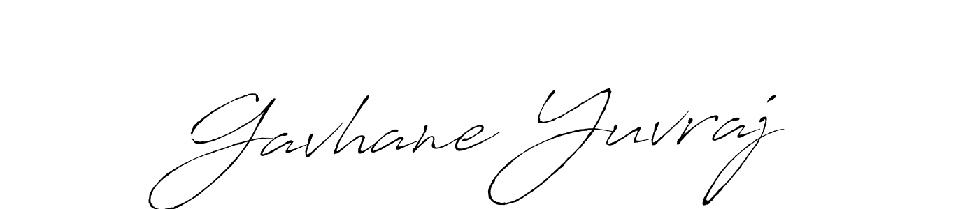 Make a short Gavhane Yuvraj signature style. Manage your documents anywhere anytime using Antro_Vectra. Create and add eSignatures, submit forms, share and send files easily. Gavhane Yuvraj signature style 6 images and pictures png