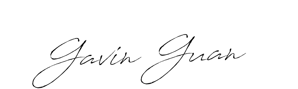 Create a beautiful signature design for name Gavin Guan. With this signature (Antro_Vectra) fonts, you can make a handwritten signature for free. Gavin Guan signature style 6 images and pictures png