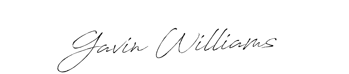 Use a signature maker to create a handwritten signature online. With this signature software, you can design (Antro_Vectra) your own signature for name Gavin Williams. Gavin Williams signature style 6 images and pictures png