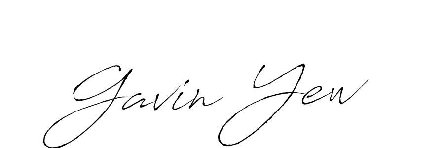 Design your own signature with our free online signature maker. With this signature software, you can create a handwritten (Antro_Vectra) signature for name Gavin Yew. Gavin Yew signature style 6 images and pictures png