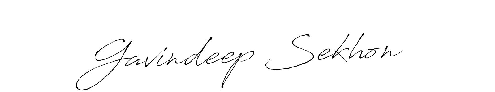 Create a beautiful signature design for name Gavindeep Sekhon. With this signature (Antro_Vectra) fonts, you can make a handwritten signature for free. Gavindeep Sekhon signature style 6 images and pictures png