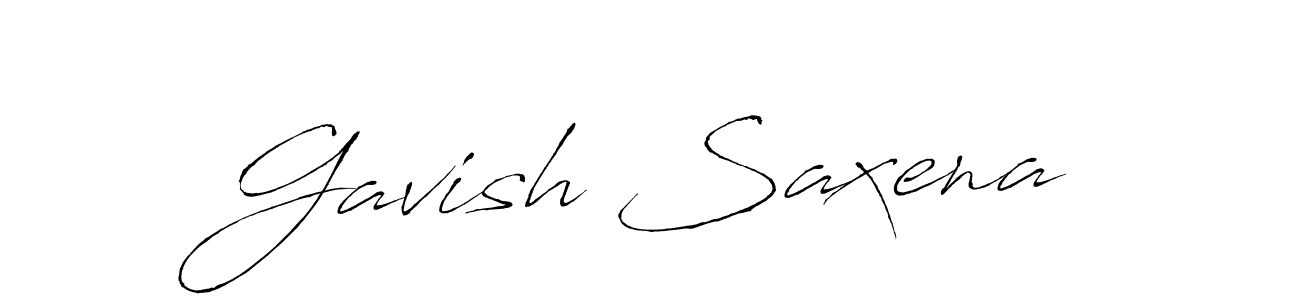 Also we have Gavish Saxena name is the best signature style. Create professional handwritten signature collection using Antro_Vectra autograph style. Gavish Saxena signature style 6 images and pictures png