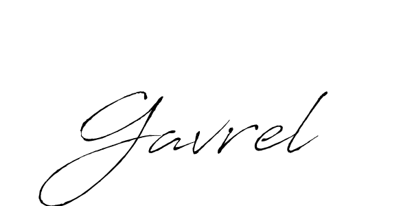 Gavrel stylish signature style. Best Handwritten Sign (Antro_Vectra) for my name. Handwritten Signature Collection Ideas for my name Gavrel. Gavrel signature style 6 images and pictures png