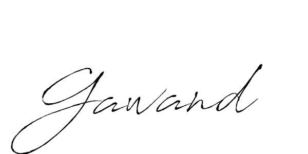 How to make Gawand signature? Antro_Vectra is a professional autograph style. Create handwritten signature for Gawand name. Gawand signature style 6 images and pictures png