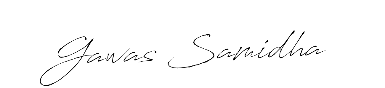 Use a signature maker to create a handwritten signature online. With this signature software, you can design (Antro_Vectra) your own signature for name Gawas Samidha. Gawas Samidha signature style 6 images and pictures png