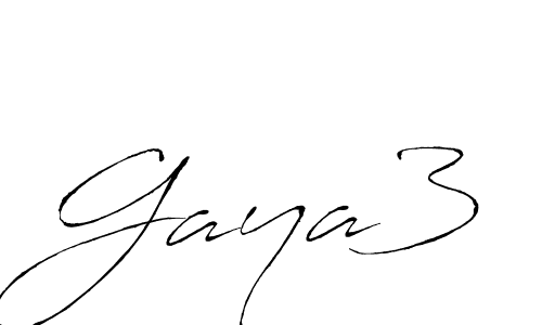 Make a beautiful signature design for name Gaya3. Use this online signature maker to create a handwritten signature for free. Gaya3 signature style 6 images and pictures png