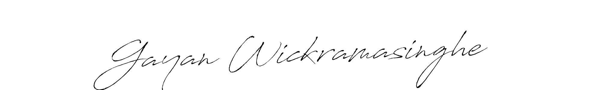 Antro_Vectra is a professional signature style that is perfect for those who want to add a touch of class to their signature. It is also a great choice for those who want to make their signature more unique. Get Gayan Wickramasinghe name to fancy signature for free. Gayan Wickramasinghe signature style 6 images and pictures png