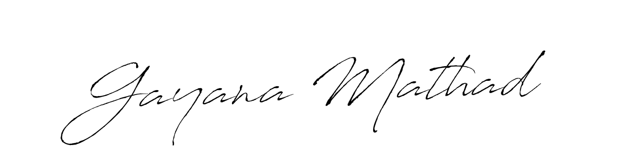 It looks lik you need a new signature style for name Gayana Mathad. Design unique handwritten (Antro_Vectra) signature with our free signature maker in just a few clicks. Gayana Mathad signature style 6 images and pictures png