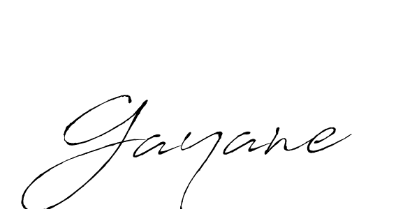 Make a beautiful signature design for name Gayane. With this signature (Antro_Vectra) style, you can create a handwritten signature for free. Gayane signature style 6 images and pictures png