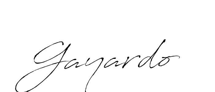 Use a signature maker to create a handwritten signature online. With this signature software, you can design (Antro_Vectra) your own signature for name Gayardo. Gayardo signature style 6 images and pictures png