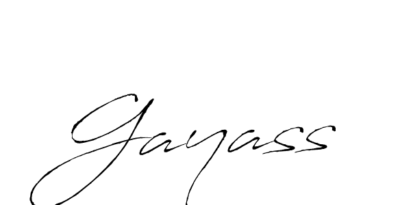 Gayass stylish signature style. Best Handwritten Sign (Antro_Vectra) for my name. Handwritten Signature Collection Ideas for my name Gayass. Gayass signature style 6 images and pictures png
