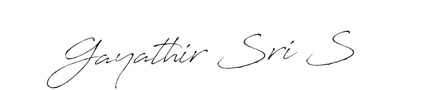Make a beautiful signature design for name Gayathir Sri S. Use this online signature maker to create a handwritten signature for free. Gayathir Sri S signature style 6 images and pictures png