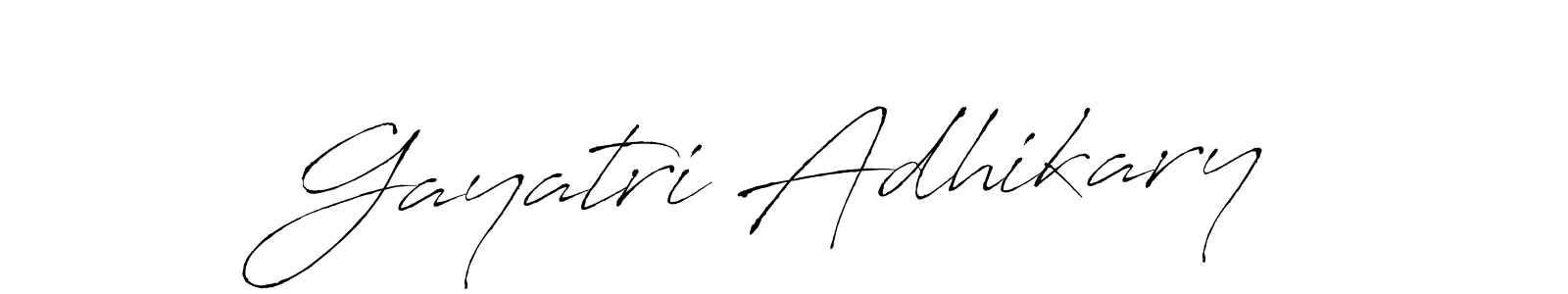 Make a beautiful signature design for name Gayatri Adhikary. Use this online signature maker to create a handwritten signature for free. Gayatri Adhikary signature style 6 images and pictures png