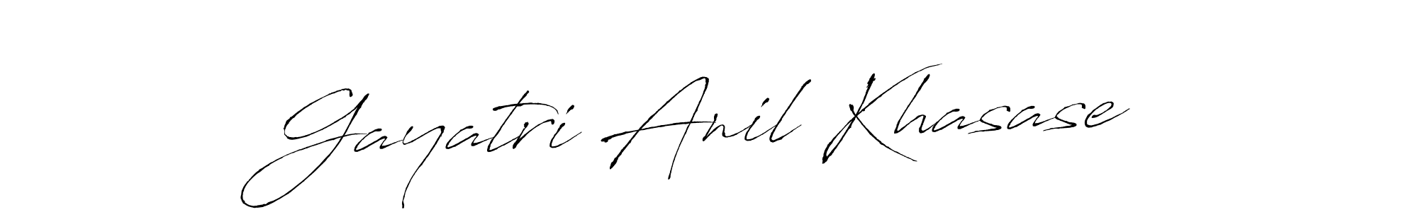 Make a short Gayatri Anil Khasase signature style. Manage your documents anywhere anytime using Antro_Vectra. Create and add eSignatures, submit forms, share and send files easily. Gayatri Anil Khasase signature style 6 images and pictures png