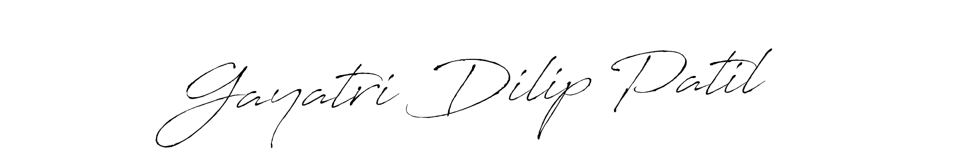 How to make Gayatri Dilip Patil signature? Antro_Vectra is a professional autograph style. Create handwritten signature for Gayatri Dilip Patil name. Gayatri Dilip Patil signature style 6 images and pictures png