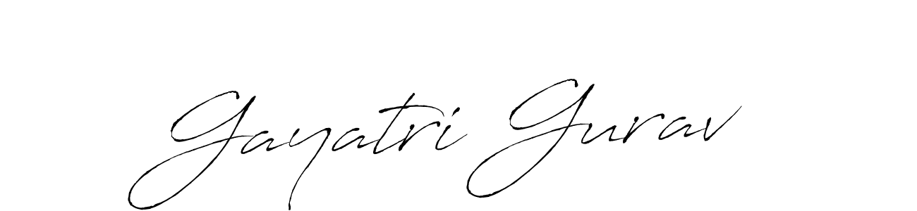 You should practise on your own different ways (Antro_Vectra) to write your name (Gayatri Gurav) in signature. don't let someone else do it for you. Gayatri Gurav signature style 6 images and pictures png