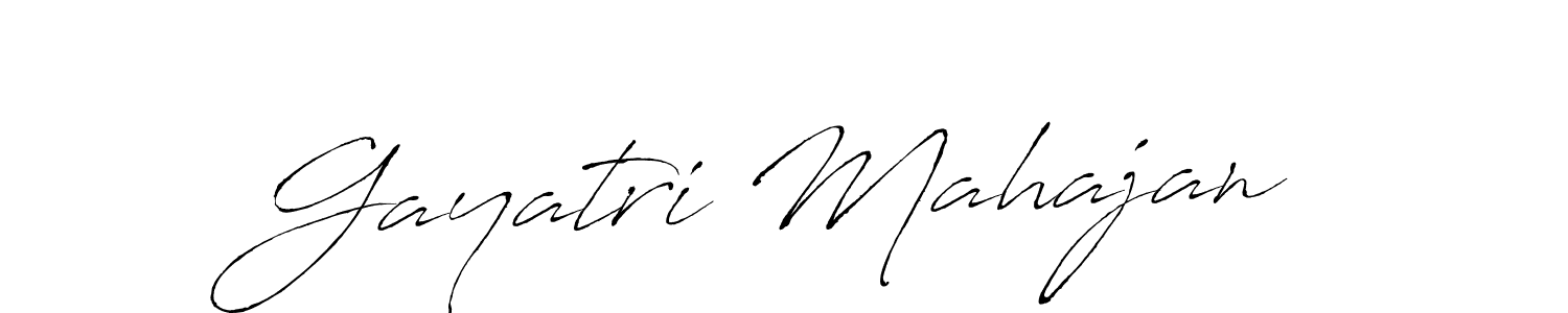 It looks lik you need a new signature style for name Gayatri Mahajan. Design unique handwritten (Antro_Vectra) signature with our free signature maker in just a few clicks. Gayatri Mahajan signature style 6 images and pictures png