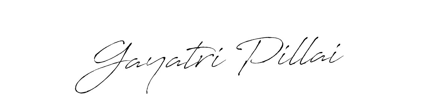 Also You can easily find your signature by using the search form. We will create Gayatri Pillai name handwritten signature images for you free of cost using Antro_Vectra sign style. Gayatri Pillai signature style 6 images and pictures png