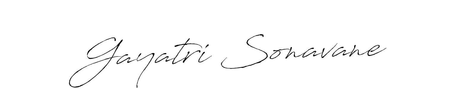 Also we have Gayatri Sonavane name is the best signature style. Create professional handwritten signature collection using Antro_Vectra autograph style. Gayatri Sonavane signature style 6 images and pictures png