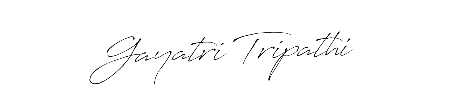 How to make Gayatri Tripathi signature? Antro_Vectra is a professional autograph style. Create handwritten signature for Gayatri Tripathi name. Gayatri Tripathi signature style 6 images and pictures png