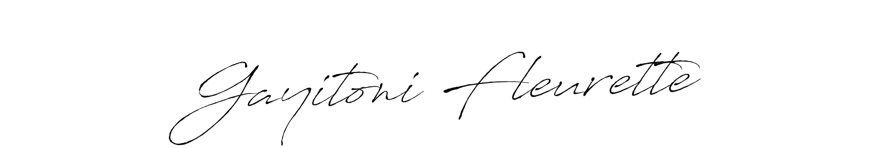 Use a signature maker to create a handwritten signature online. With this signature software, you can design (Antro_Vectra) your own signature for name Gayitoni Fleurette. Gayitoni Fleurette signature style 6 images and pictures png