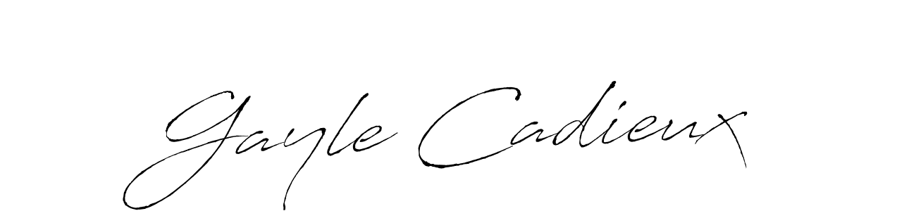 Also You can easily find your signature by using the search form. We will create Gayle Cadieux name handwritten signature images for you free of cost using Antro_Vectra sign style. Gayle Cadieux signature style 6 images and pictures png