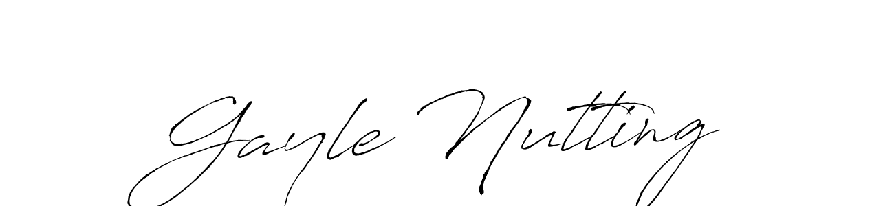 if you are searching for the best signature style for your name Gayle Nutting. so please give up your signature search. here we have designed multiple signature styles  using Antro_Vectra. Gayle Nutting signature style 6 images and pictures png