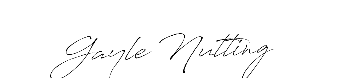 How to make Gayle Nutting signature? Antro_Vectra is a professional autograph style. Create handwritten signature for Gayle Nutting name. Gayle Nutting signature style 6 images and pictures png