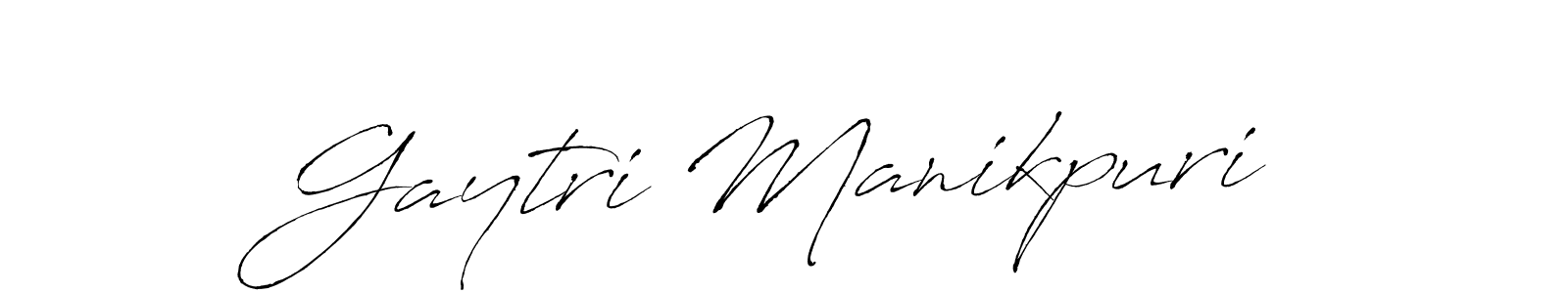 Gaytri Manikpuri stylish signature style. Best Handwritten Sign (Antro_Vectra) for my name. Handwritten Signature Collection Ideas for my name Gaytri Manikpuri. Gaytri Manikpuri signature style 6 images and pictures png