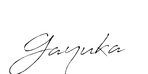 The best way (Antro_Vectra) to make a short signature is to pick only two or three words in your name. The name Gayuka include a total of six letters. For converting this name. Gayuka signature style 6 images and pictures png