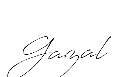 How to make Gazal name signature. Use Antro_Vectra style for creating short signs online. This is the latest handwritten sign. Gazal signature style 6 images and pictures png