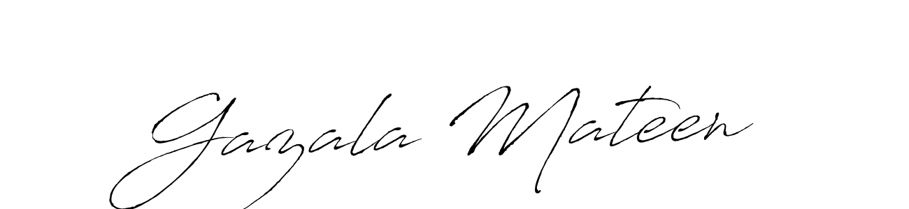 You can use this online signature creator to create a handwritten signature for the name Gazala Mateen. This is the best online autograph maker. Gazala Mateen signature style 6 images and pictures png