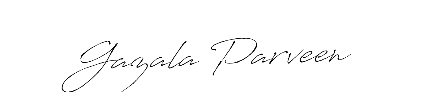 Make a beautiful signature design for name Gazala Parveen. Use this online signature maker to create a handwritten signature for free. Gazala Parveen signature style 6 images and pictures png
