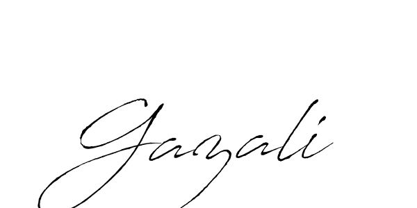 Gazali stylish signature style. Best Handwritten Sign (Antro_Vectra) for my name. Handwritten Signature Collection Ideas for my name Gazali. Gazali signature style 6 images and pictures png
