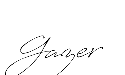 Antro_Vectra is a professional signature style that is perfect for those who want to add a touch of class to their signature. It is also a great choice for those who want to make their signature more unique. Get Gazer name to fancy signature for free. Gazer signature style 6 images and pictures png