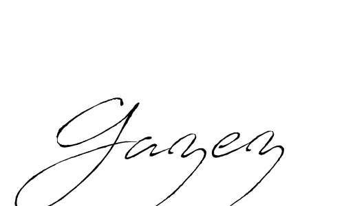 How to make Gazez name signature. Use Antro_Vectra style for creating short signs online. This is the latest handwritten sign. Gazez signature style 6 images and pictures png