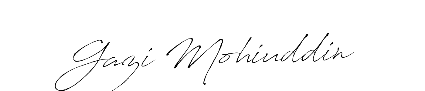 You should practise on your own different ways (Antro_Vectra) to write your name (Gazi Mohiuddin) in signature. don't let someone else do it for you. Gazi Mohiuddin signature style 6 images and pictures png