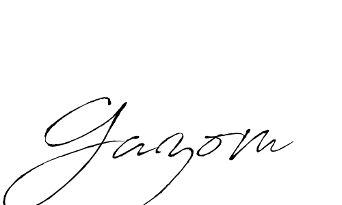 You should practise on your own different ways (Antro_Vectra) to write your name (Gazom) in signature. don't let someone else do it for you. Gazom signature style 6 images and pictures png