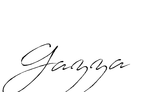 Also we have Gazza name is the best signature style. Create professional handwritten signature collection using Antro_Vectra autograph style. Gazza signature style 6 images and pictures png