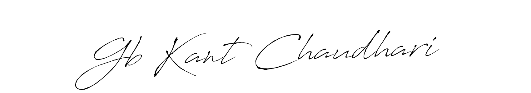 Make a beautiful signature design for name Gb Kant Chaudhari. Use this online signature maker to create a handwritten signature for free. Gb Kant Chaudhari signature style 6 images and pictures png