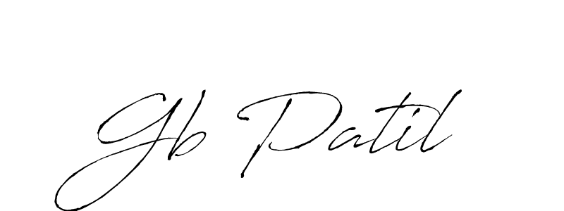 Use a signature maker to create a handwritten signature online. With this signature software, you can design (Antro_Vectra) your own signature for name Gb Patil. Gb Patil signature style 6 images and pictures png