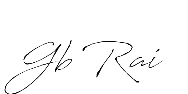 How to make Gb Rai name signature. Use Antro_Vectra style for creating short signs online. This is the latest handwritten sign. Gb Rai signature style 6 images and pictures png