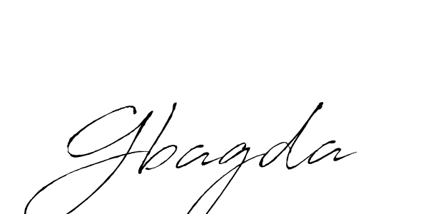 How to make Gbagda name signature. Use Antro_Vectra style for creating short signs online. This is the latest handwritten sign. Gbagda signature style 6 images and pictures png