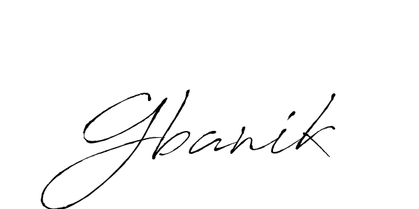 Make a beautiful signature design for name Gbanik. Use this online signature maker to create a handwritten signature for free. Gbanik signature style 6 images and pictures png