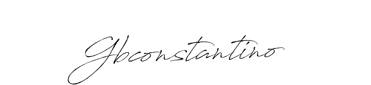 Gbconstantino stylish signature style. Best Handwritten Sign (Antro_Vectra) for my name. Handwritten Signature Collection Ideas for my name Gbconstantino. Gbconstantino signature style 6 images and pictures png