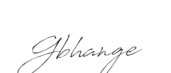 Make a beautiful signature design for name Gbhange. With this signature (Antro_Vectra) style, you can create a handwritten signature for free. Gbhange signature style 6 images and pictures png