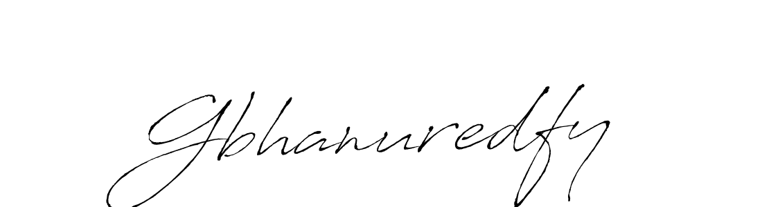 Make a beautiful signature design for name Gbhanuredfy. With this signature (Antro_Vectra) style, you can create a handwritten signature for free. Gbhanuredfy signature style 6 images and pictures png