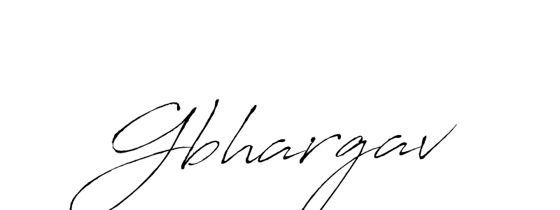Design your own signature with our free online signature maker. With this signature software, you can create a handwritten (Antro_Vectra) signature for name Gbhargav. Gbhargav signature style 6 images and pictures png
