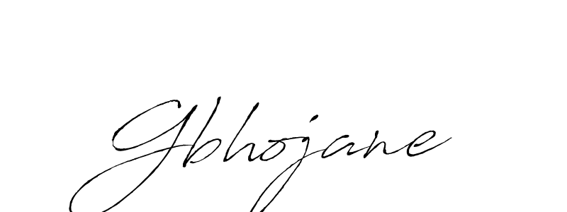 Design your own signature with our free online signature maker. With this signature software, you can create a handwritten (Antro_Vectra) signature for name Gbhojane. Gbhojane signature style 6 images and pictures png